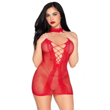 Минисукня Leg Avenue Doted Halter Mini Dress One Size Red
