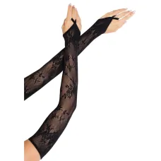 Цветочная сетка Mitts Leg Avenue Extra Long Gauntlet Arm Warmers Black One Size