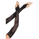 Мітенки Leg Avenue Floral Net Extra Long Gauntlet Arm Warmers Black One Size