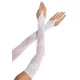 Мітенки Leg Avenue Floral Net Extra Long Gauntlet Arm Warmers White One Size