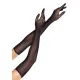 Митенки Leg Avenue Opera Length Fishnet Gloves Black One Size