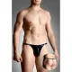 Чоловічі стрінги - Mens Thongs 4487, чорні S-L