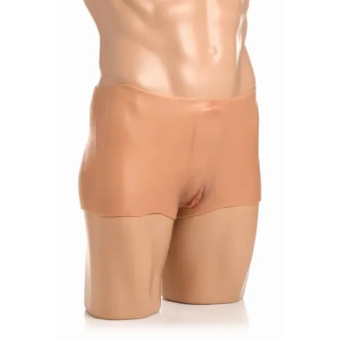 Накладна вагіна Master Series Silicone Vagina + Jot Panties - Large