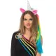 Повязка на голову в виде рога единорога Leg Avenue Magical Unicorn Headband с радужной гривой