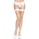 Панчохи у велику сітку Leg Avenue Fence Net Thigh Highs White, one size