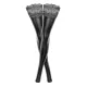 Панчохи з мокрим ефектом Noir Handmade F135 Powerwetlook stockings, L, без мисків