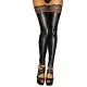 Панчохи з мокрим ефектом Noir Handmade F135 Powerwetlook stockings, S, без мисків