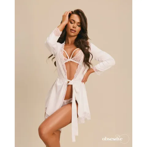 Пеньюар Obsessive Weddya 2XL/3XL