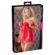 Пеньюар - Cottelli Collection Skirt With Bow, червоний M