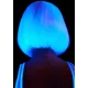 Перука, що світиться в темряві Leg Avenue Pearl short natural bob wig White, коротка, перлинна, 33 см