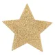 Пестіс - стикини Bijoux Indiscrets - Flash Star Gold, наклейки на соски