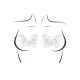 Пестис-метелики з кристалів Leg Avenue Chrysallis nipple sticker, наліпки, світяться у темряві