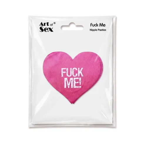 Пестис-сердечка Art of Sex - Fuck me, рожевий