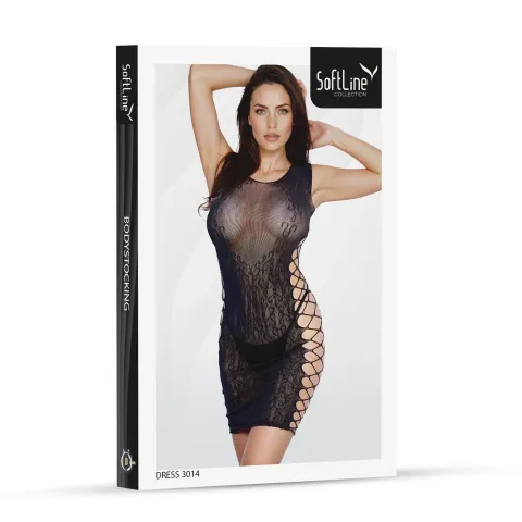 Платье — Dress 3014, чёрное — универсальный размер