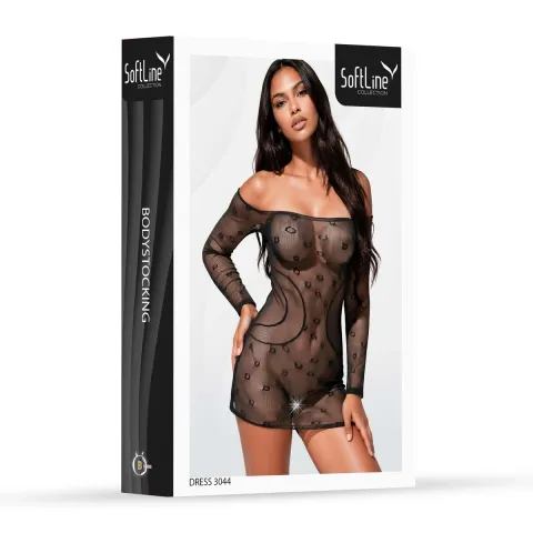 Плаття - Dress 3044 чорне - One Size