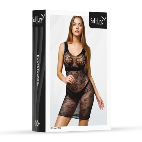 Плаття - Dress 3045 чорне - One Size