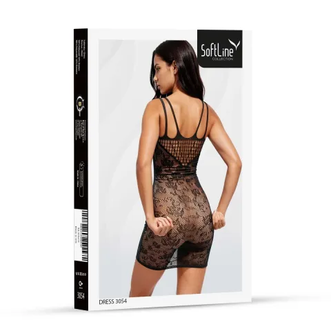 Плаття - Dress 3054 чорне - One Size