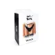 Чулкодержатель Art of Sex — Venecia из натуральной кожи, XS–2XL, цвет: черный