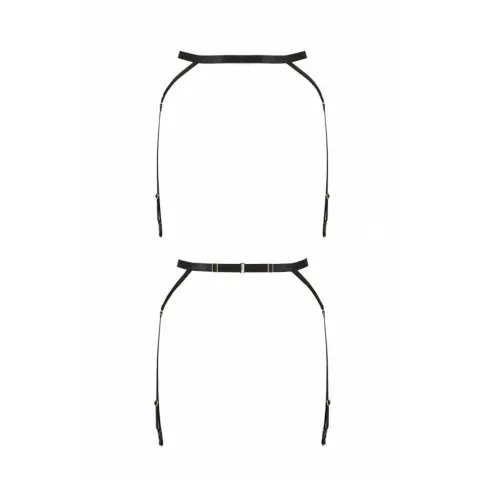 Ремень с подвязками для чулок Passion Exclusive MEGGY GARTER BELT S/M, чёрный