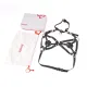 Нагрудная ремня LOCKINK SEVANDA Queen Chest Harness со съемным бюстгальтером, черная, со съемными застежками