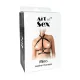 Женская портупея Art of Sex — Mirra, натуральная кожа, размер XS–2XL, цвет — черный