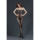 Прозрачный бодистокинг Moonlight Model 03 XS-L Black, с открытым низом