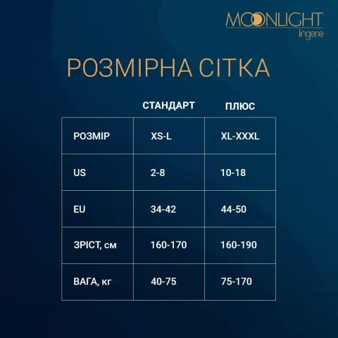 Прозрачный бодистокинг Moonlight Model 03 XS-L Black, с открытым низом