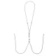 Украшение для сосков Art of Sex — Nipple Clamps Arrow, цвет гранатовый