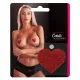Прикраса для сосків - Cottelli Collection Nipple Sticker Heart
