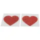 Прикраса для сосків - Cottelli Collection Nipple Sticker Heart