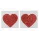 Прикраса для сосків - Cottelli Collection Nipple Sticker Heart
