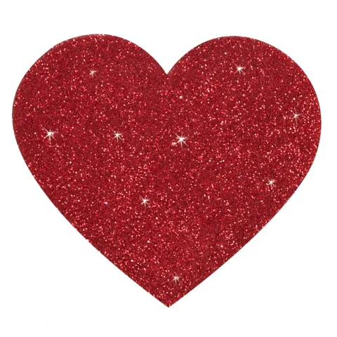 Прикраса для сосків - Cottelli Collection Nipple Sticker Heart