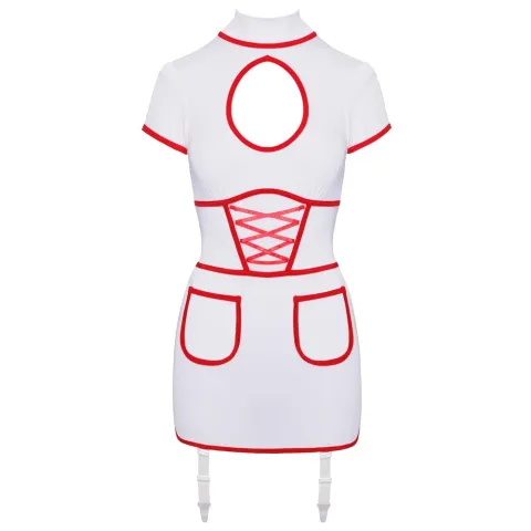 Рольовий костюм медсестри - Cottelli Costumes, білий, XL