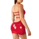 Сексуальное виниловое платье Art of Sex — Jaklin, размер L–2XL, цвет красный