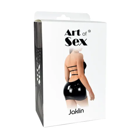Сексуальное виниловое платье Art of Sex — Jaklin, размер L–2XL, цвет красный