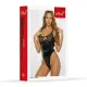 Сексуальне жіноче боді - SoftLine 110890 Black, розмір S