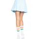 Шкарпетки жіночі в смужку Leg Avenue Pride crew socks Pansexual, 37–43 розмір