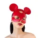 Кожаная маска в виде мышки Art of Sex — Mouse Mask, цвет: красный