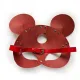 Кожаная маска в виде мышки Art of Sex — Mouse Mask, цвет: красный