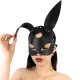 Кожаная маска «Зайчик» от Art of Sex — Bunny mask, цвет: чёрный