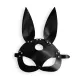 Кожаная маска «Зайчик» от Art of Sex — Bunny mask, цвет: чёрный