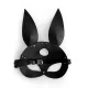 Кожаная маска «Зайчик» от Art of Sex — Bunny mask, цвет: чёрный