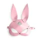 Кожаная маска «Зайчик» от Art of Sex — Bunny mask, цвет: розовый