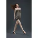 Сетчатое платье Moonlight Модель 17 XS-L Black