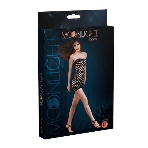 Сетчатое платье Moonlight Модель 17 XS-L Black