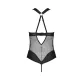 Сетчатый боди с халтером Passion Amanda Body S/M, черный
