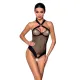 Сетчатый боди с халтером Passion Amanda Body XXL/XXXL, черный