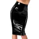 Спідниця Noir Handmade F378 Dominae Column PVC pencil skirt M