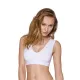 Спортивный топ из эластичного хлопка Passion PS005 TOP L, белый