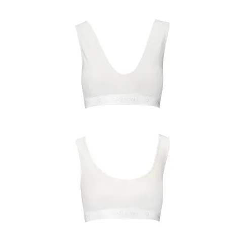 Спортивний топ з еластичної бавовни Passion PS005 TOP M, white